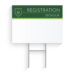 Registration Sponsor Golf Tournament Signs