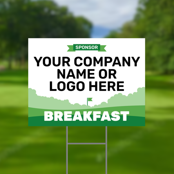 Beverages Sponsor Golf Tournament Signs Design #4