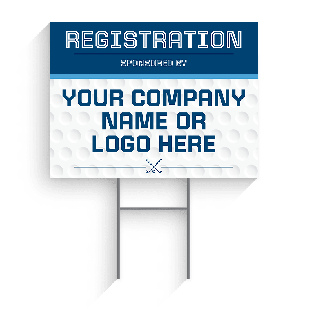 Registration Sponsor Golf Tournament Signs Design #3 Winmark Stamp  Sign  Stamps and Signs
