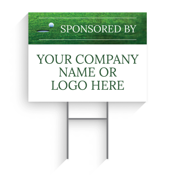 Sponsored By Golf Tournament Signs Design #2