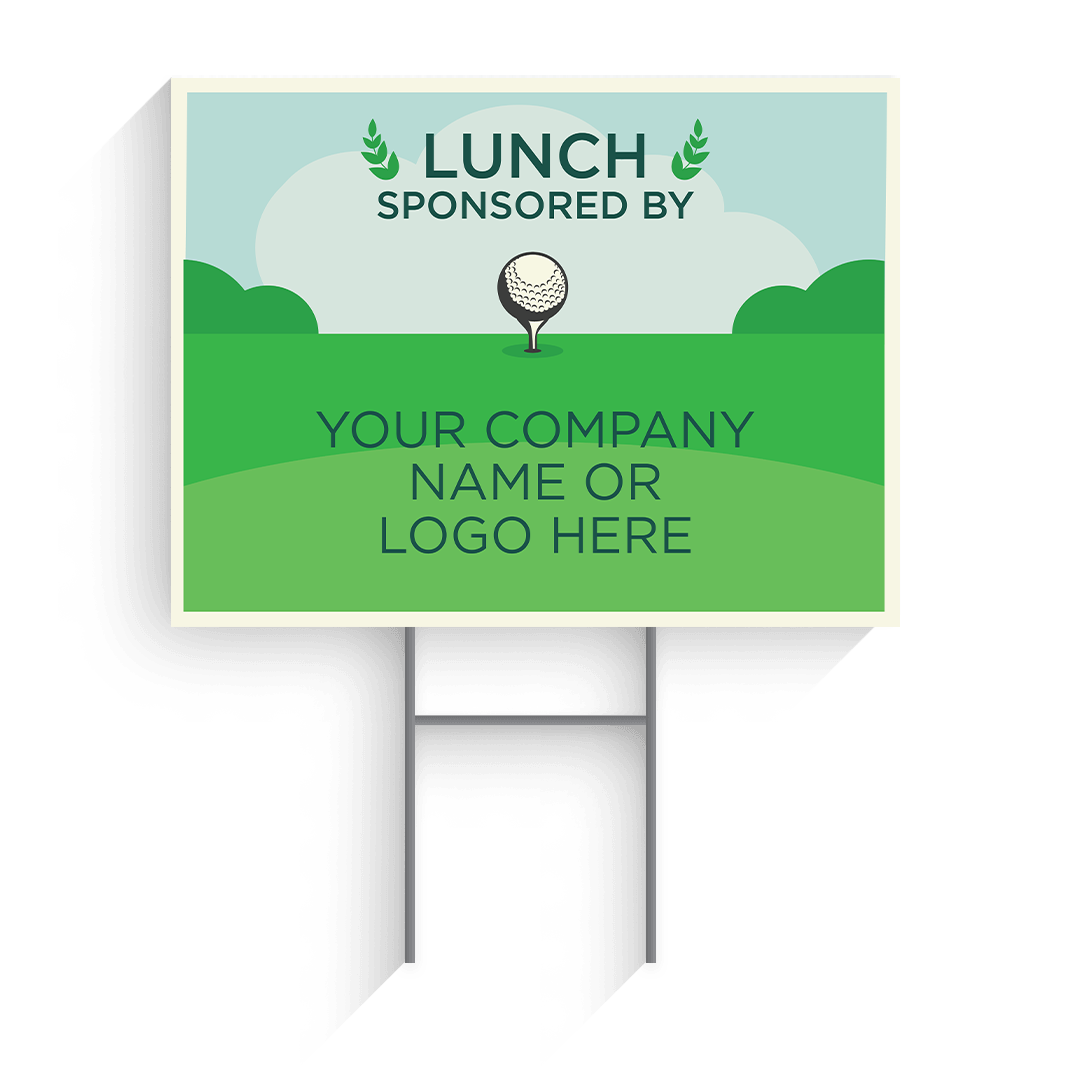 Lunch Sponsor Golf Tournament Signs Design #10 Winmark Stamp  Sign  Stamps and Signs
