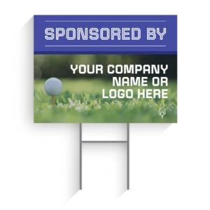 Sponsored By Golf Tournament Signs Design #6