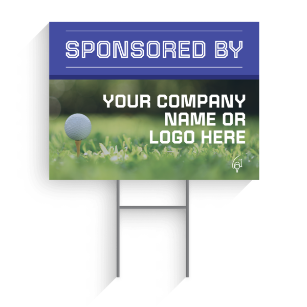 Sponsored By Golf Tournament Signs Design #6