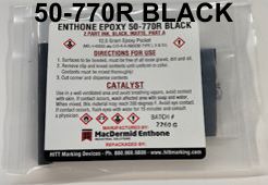 50-110RX Enthone Epoxy Ink – Black Matte – Clip Packet