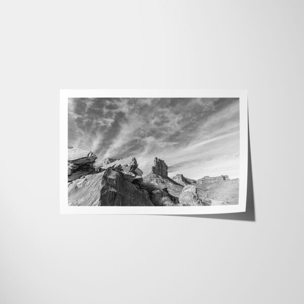 Red Rock Landscape Photo Lustre Paper Print Valley of the Gods, Utah
