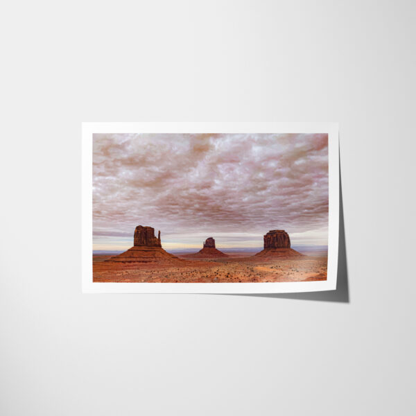Monument Valley Viewpoint Photo Lustre Paper Print Utah-Arizona Border