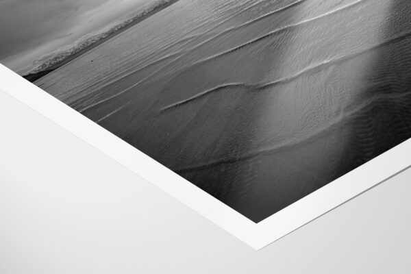 Great Salt Lake Black and White Landscape Photo Lustre Paper Print