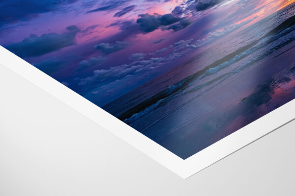 Colorful Florida Beach Sunset Photo Lustre Paper Print