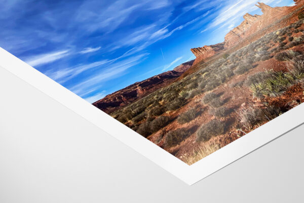 Stunning Valley of the Gods Desert Landscape Photo Lustre Paper Print