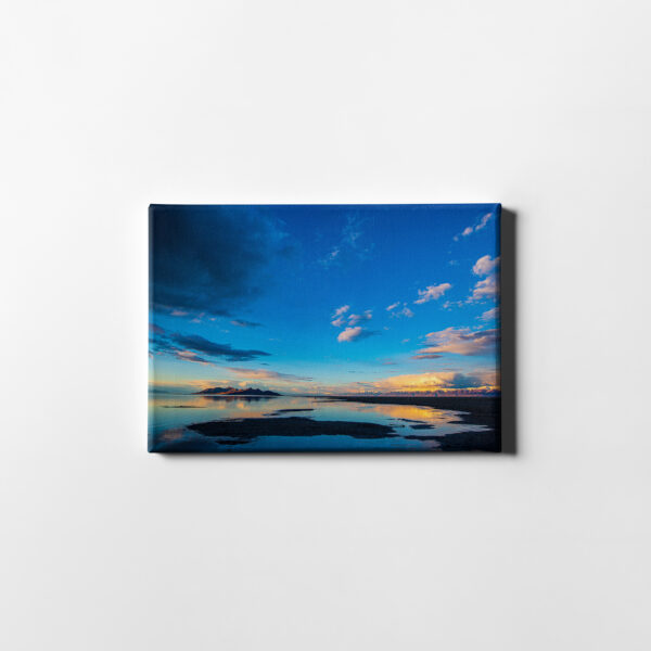 Antelope Island and Great Salt Lake Sunset Canvas Print